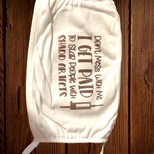 new sublimated face mask